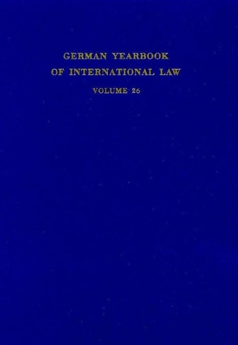 German Yearbook of International Law / Jahrbuch für Internationales Recht