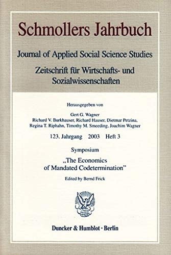 Symposium "The Economics of Mandated Codetermination"