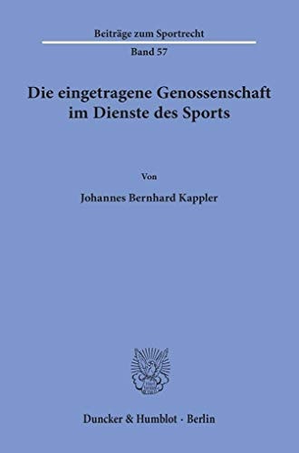 Die eingetragene Genossenschaft im Dienste des Sports