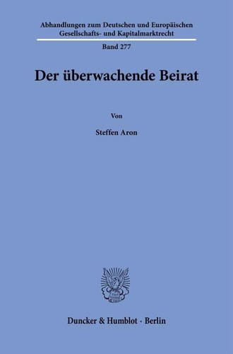 Der überwachende Beirat