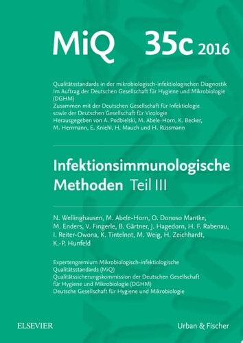 MIQ Heft: 35c Infektionsimmunologische Methoden Teil 3