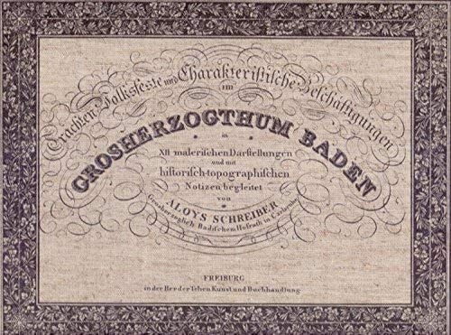 Badisches Volksleben d. Grossherzogtum Baden in 12 maler. Darst. von Meichelt, Nilson, Volmar u. Volz