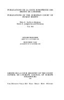 Affaire Bezicheri: arrêt du 25 octobre 1989 = Bezicheri case: judgment of 25 October 1989