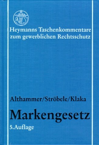 Markengesetz Kommentar