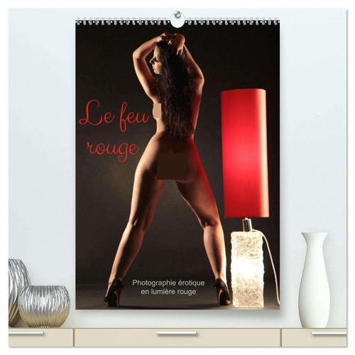 Le feu rouge (Calendrier mural 2026 DIN A2 horizontal) calendrier de bureau: Photographie érotique en lumière rouge