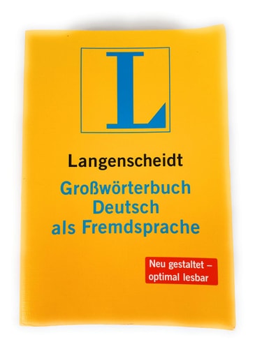 Langenscheidt Grosswörterbuch Deutsch als Fremdsprache das einsprachige Wörterbuch für alle, die Deutsch lernen