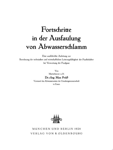 Fortschritte in der Ausfaulung von Abwasserschlamm