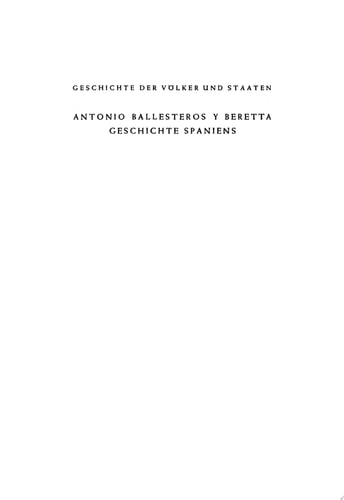 Geschichte Spaniens