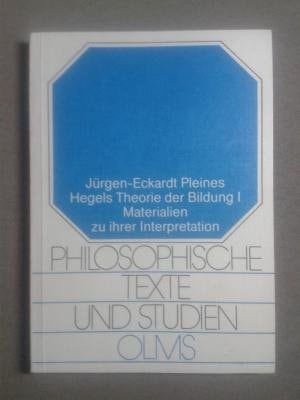 Hegels Theorie der Bildung