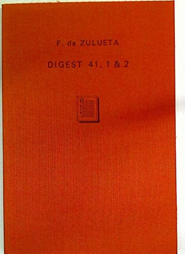 Digest 41,1 and 2