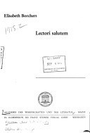 Lectori salutem (Abhandlungen der Klasse der Literatur) (German Edition)