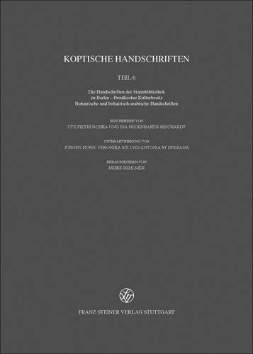 Coptic manuscripts