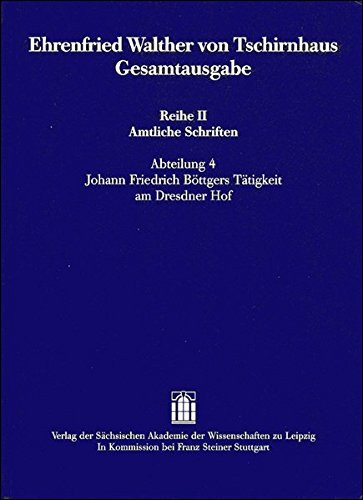 Ehrenfried Walther von Tschirnhaus Gesamtausgabe