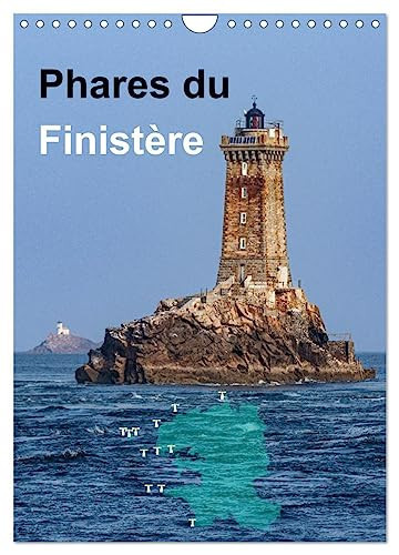 Phares du Finistère (Calendrier mural 2026 DIN A4 horizontal), CALVENDO calendrier mensuel: Une excursion à la découverte des phares légendaires du bout du monde