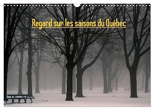 Regard sur les saisons du Québec (Calendrier mural 2026 DIN A3 vertical), CALVENDO calendrier mensuel: Petit voyage au fil des saisons