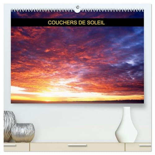 Couchers de soleil (Calendrier mural 2026 DIN A2 vertical) calendrier de bureau: Série de couchers de soleil à travers les saisons