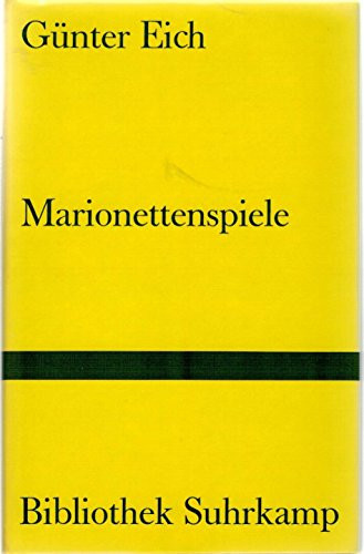 Marionettenspiele (Bibliothek Suhrkamp) (German Edition)