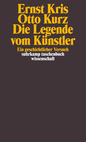 Die Legende vom Künstler ein geschichtlicher Versuch
