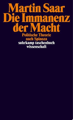 Die Immanenz der Macht Politische Theorie nach Spinoza