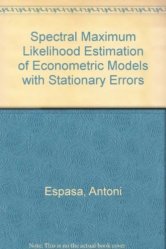 The Spectral Maximum Likelihood Estimation of Econometric Models with Stationary Errors