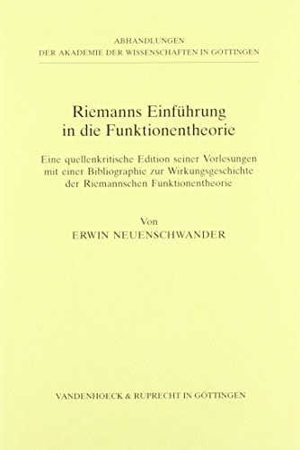 Abhandlungen der Akademie der Wissenschaften in Göttingen, Mathematisch-Physikalische Klasse
