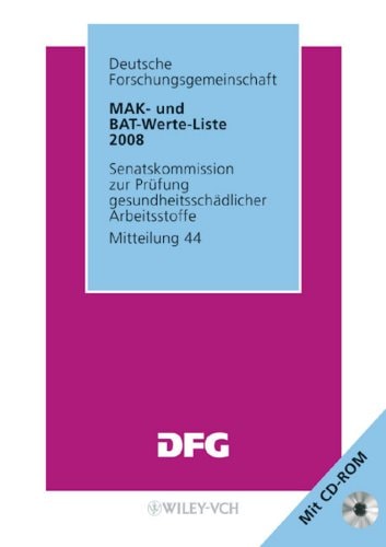 MAK- und BAT-Werte-Liste 2008