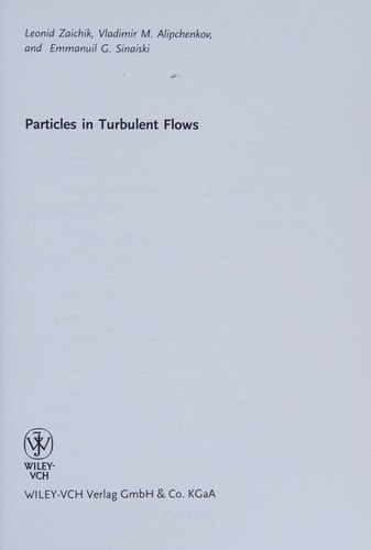 Particles in Turbulent Flows