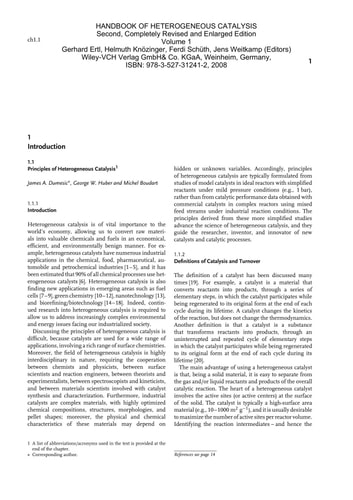 Handbook of Heterogeneous Catalysis