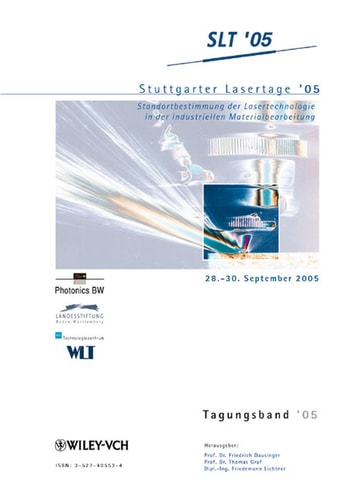 Stuttgarter Lasertage '05 Tagungsband