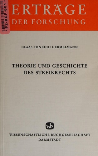 Theorie und Geschichte des Streikrechts