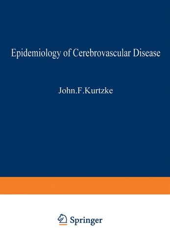 Epidemiology of Cerebrovascular Disease