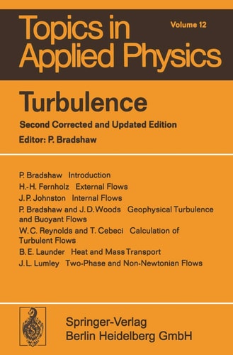 Turbulence (Topics in Applied Physics, 12)