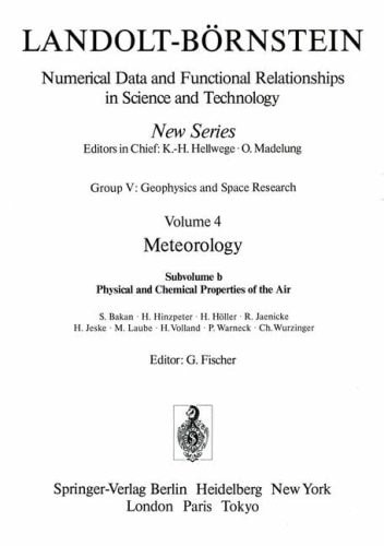 Physical and Chemical Properties of the Air / Physikalische und chemische Eigenschaften der Luft