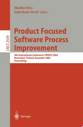 Product Focused Software Process Improvement