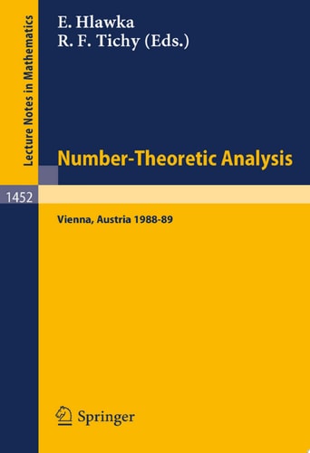 Number-Theoretic Analysis Seminar, Vienna 1988-89