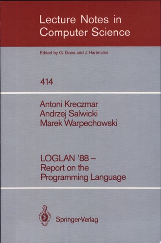 LOGLAN '88 - Report on the Programming Language