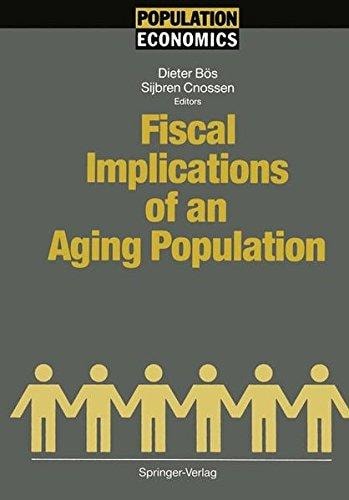 Fiscal Implications of an Aging Population (Population Economics)