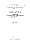 Transition Temperatures and Related Properties of Three-Ring Systems with One Bridging Group