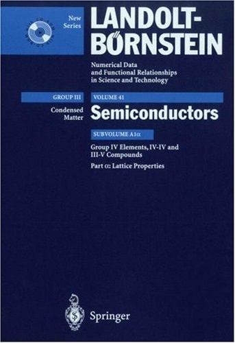 Lattice Properties Supplement to Vols. III/17a, 22a (Print Version). Revised and Updated Edition of Vols. III/17a, 22a (CD-ROM)