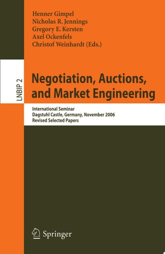 Negotiation, Auctions, and Market Engineering