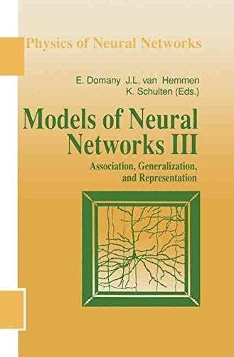 Models of Neural Networks Association, generalization, and representation / E. Domany ... (ed.). 3