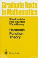 Harmonic Function Theory (Graduate Texts in Mathematics)