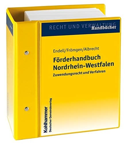 Förderhandbuch Nordrhein-Westfalen Zuwendungsrecht und Verfahren