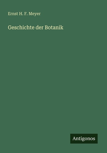 Geschichte der Botanik