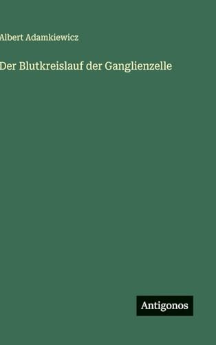 Der Blutkreislauf der Ganglienzelle (German Edition)