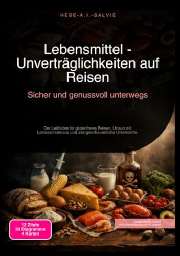 Lebensmittel - Unverträglichkeiten auf Reisen: Sicher und genussvoll unterwegs: Der Leitfaden für glutenfreies Reisen, Urlaub mit Laktoseintoleranz ... Unterkünfte. (German Edition)