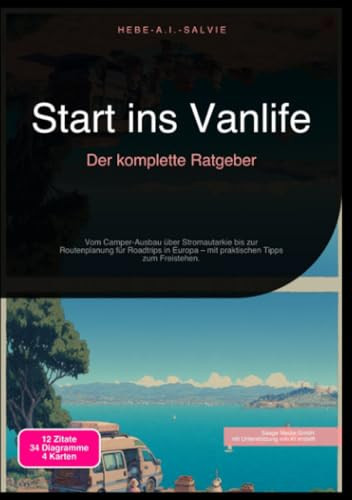 Start ins Vanlife: Der komplette Ratgeber: Vom Camper-Ausbau über Stromautarkie bis zur Routenplanung für Roadtrips in Europa – mit praktischen Tipps zum Freistehen. (German Edition)