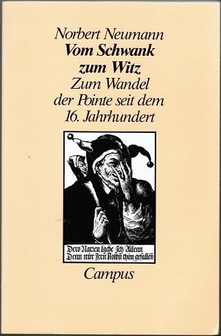 Vom Schwank zum Witz: Zum Wandel der Pointe seit dem 16. Jahrhundert (German Edition)