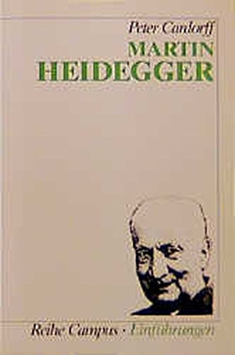 Martin Heidegger (Einführungen) (German Edition)
