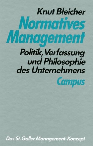 Normatives Management Politik, Verfassung und Philosophie des Unternehmens